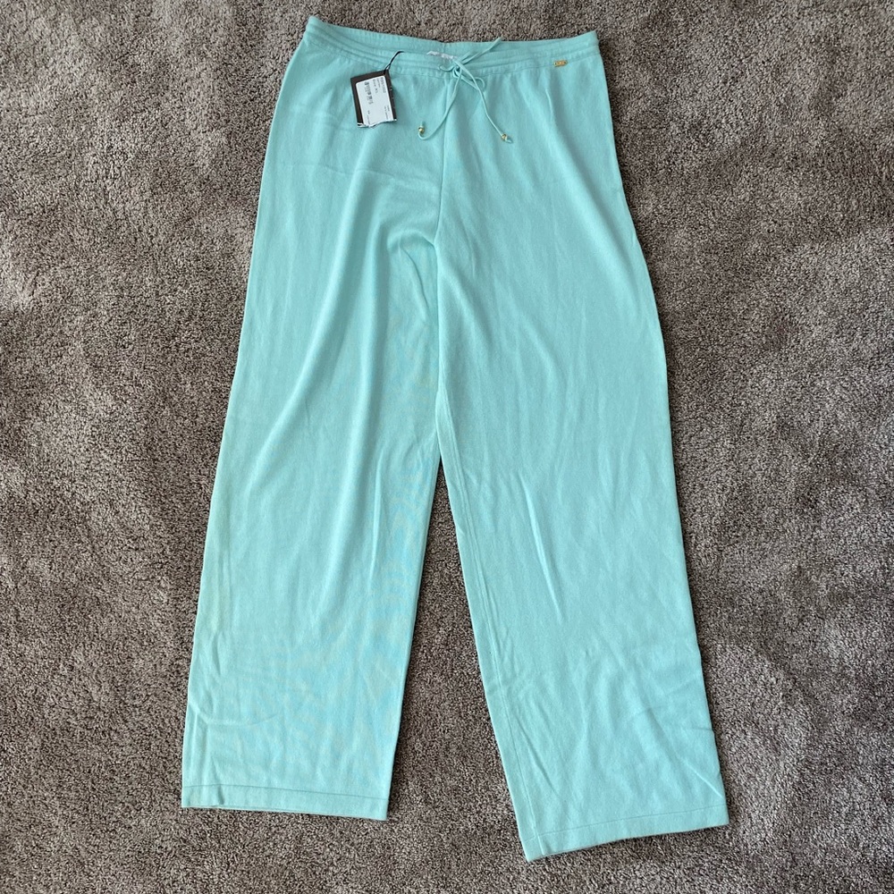 St. John Wide Leg Cashmere pants